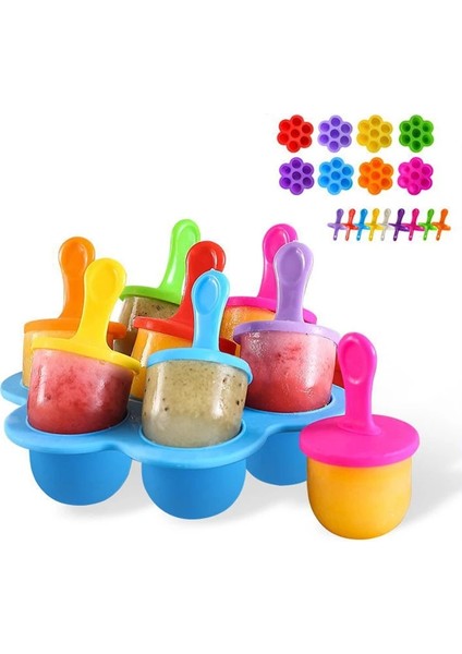 Turuncu Dondurma Buz Pops Kalıp Gıda Sınıfı Silikon Popsicle Kalıp Buz Yapıcı Bebek Dıy Gıda Takviyesi Araçları Meyve Sarsıntı Aksesuarları (Yurt Dışından) indirimleri