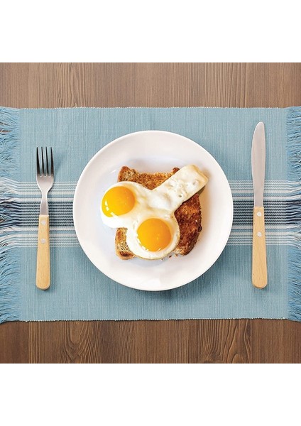 Gümüş Eğlenceli Yumurta Makinesi Tenten Yumurta Makinesi Yapışmaz Yumurta Halkası Yumurta Yapımı Kalıpları Omlet Kalıpları Kolları ile (Yurt Dışından)