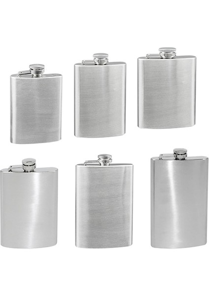 8 Oz Taşınabilir 4 5 6 7 8 10 Oz Şarap Viski Pot Şişe Paslanmaz Çelik Hip Likör Viski Alkol Şişesi Kapağı Drinkware Bar Araçları (Yurt Dışından)