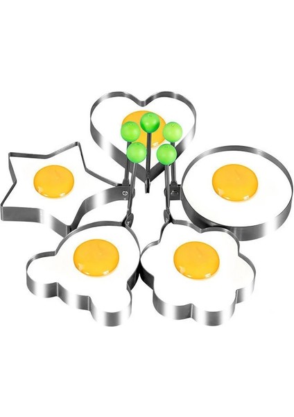 Mickey Paslanmaz Çelik Yaratıcı Yumurta Şekillendirici Kalıp Dıy Kahvaltı Jambon Derin Kızartma Gözleme Yüzükler Sandviç Yapışmaz Mutfak Pişirme Aksesuarı (Yurt Dışından) fiyatları