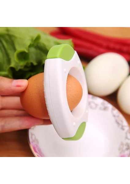 Mavi Haşlanmış Yumurta Açacağı Yumurta Topper Soyucu Tencere Seti Kabuk Sökücü Açacağı Haşlanmış Yumurta Kesici Dilimleme Mutfak Gadget (Yurt Dışından)