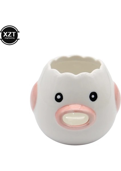 Pembe Yumurta Beyaz Sarısı Ayırıcı Aracı Tavuk Yumurta Sarısı Beyaz Ayırıcı Seramik Seramik Karikatür Civciv Yumurta Ayırıcı Mutfak Aletleri (Yurt Dışından) fiyatları