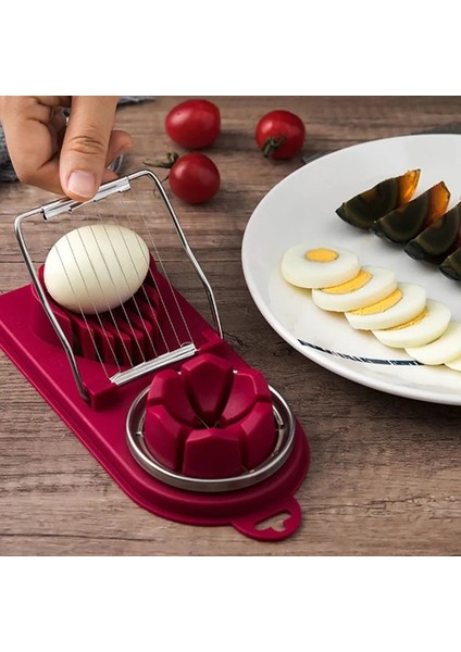 Pembe-2 Çok Fonksiyonlu Yumurta Kesici Paslanmaz Çelik Yumurta Dilimleme Kesici Kesici Kalıp Çiçek Şekli Öğle Yemeği Et Kesici Mutfak Aletleri (Yurt Dışından) indirimleri
