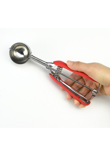 Kırmızı 3cm 3 Adet Kurabiye Kepçesi Dondurma Kaşığı Tetik Serbest Bırakma Anti Kayma Paslanmaz Çelik Kurabiye Hamuru Kepçe Ev Mutfak Aksesuarları (Yurt Dışından) fiyatları