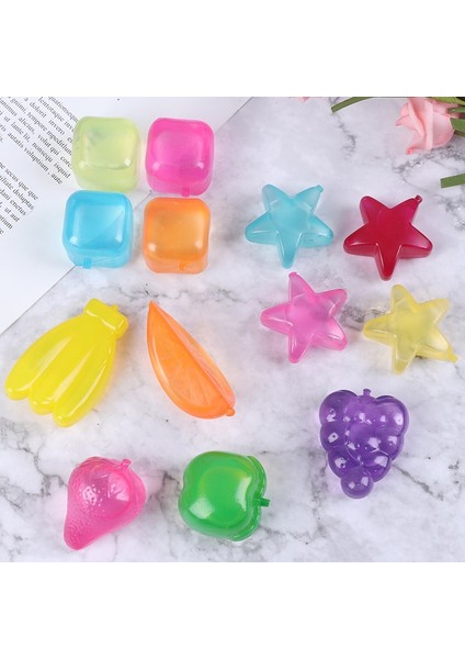 C 20 Adet Yıldız Şekilli Buz Küpü Plastik Yeniden Kullanılabilir Çok Renkli Buz Taşı Soğutma Aracı (Yurt Dışından) fırsatları