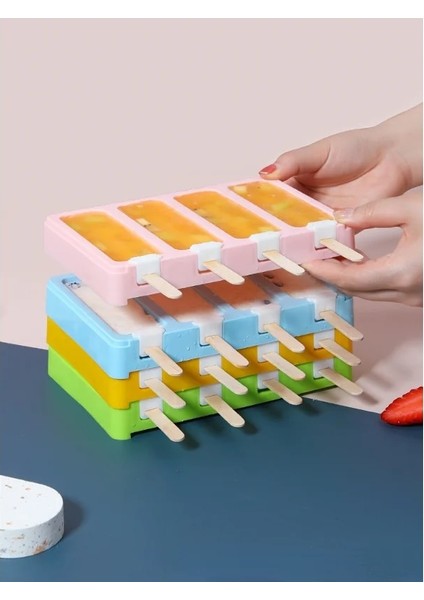 9 Adet Pembe Set Gıda Sınıfı Pp Dondurma Modeli Dondurma Modeli Toz Geçirmez Anti-Kanal Lezzet Kapaklı Popsicle Kalıp Dondurma Popsicle Kalıbı (Yurt Dışından) fırsatları