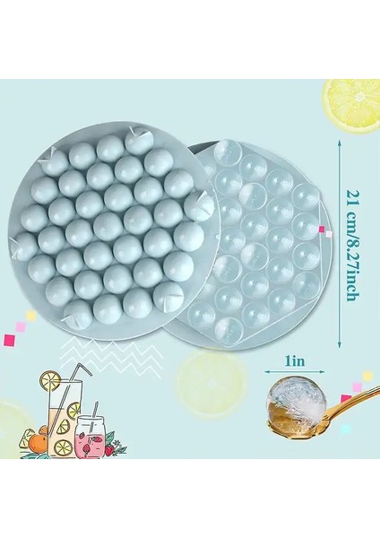 1 Adet Mavi 33 Buz Kozası Hokeyi Pe Kalıp Dondurulmuş Viski Topu Popsicle Buz Küpü Tepsi Kutusu Lolipop Hediye Yapımı Mutfak Aletleri Aksesuarları (Yurt Dışından)