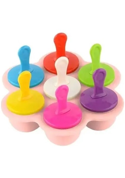 B Dondurma Buz Pops Kalıp Gıda Sınıfı Silikon Popsicle Kalıp Buz Yapıcı Bebek Dıy Gıda Takviyesi Araçları Meyve Mutfak Aksesuarları (Yurt Dışından) fiyatları