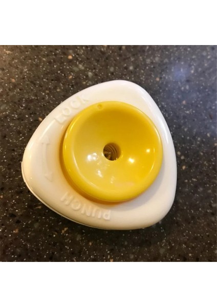 Saf Beyaz Taşınabilir Kullanışlı Manuel Pratik Çırpma Basit Güvenlik Kabuk Kırıcı Ev Dayanıklı Iğne Deliği Aracı Mutfak Paslanması Kolay Değil (Yurt Dışından) indirimleri