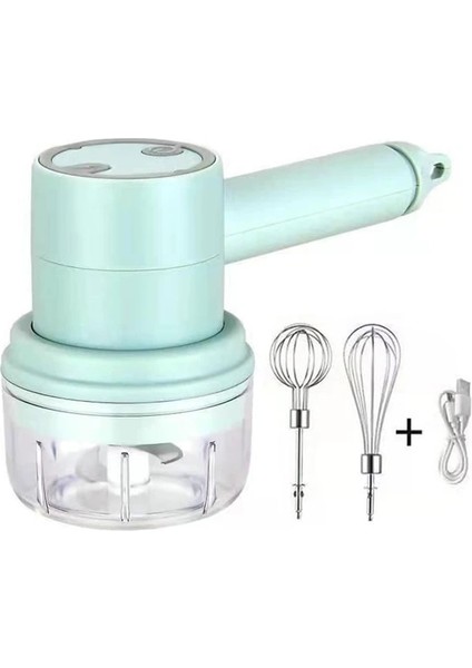 100 ml Öğütücü Setleri 2 Boyutlu Çubuklu Taşınabilir El Mikseri Kablosuz Elektrikli Mutfak Robotları Seti Süt Köpürtücü Yumurta Çırpıcı Kek Pişirme Yoğurma Mikseri (Yurt Dışından)