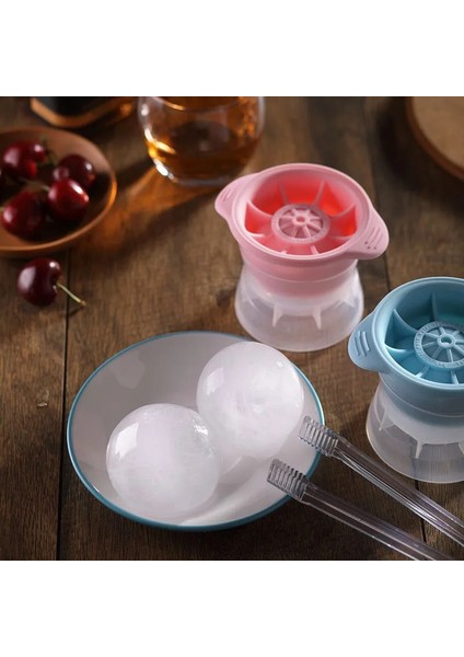 Küçük Mavi 1 Pc Viski Yuvarlak Buz Küpü Makinesi Silikon Küresel Buz Küpü Kalıp Buz Yapım Makinesi Makinesi Hızlı Dondurucu Buz Kalıp Tepsisi Mutfak Aletleri (Yurt Dışından) indirimleri