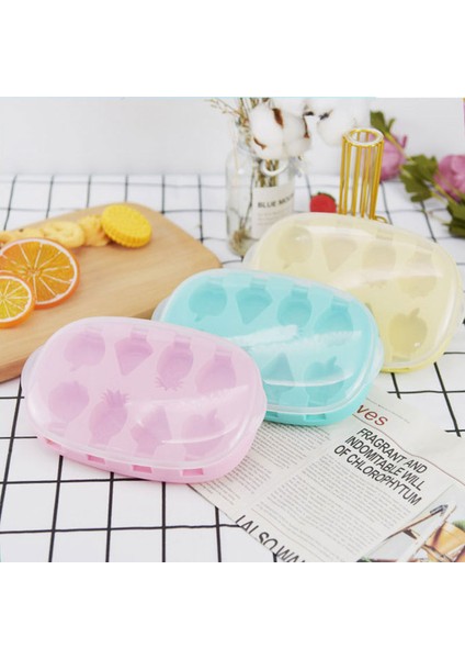 Tek Yeşil Gözenekli Meyve Dondurma Silikon Kalıp Kapaklı Ananas Çilek Şekli Çikolata Şeker Jöle Kalıp Buz Küpü Yapma Seti Hediyeler (Yurt Dışından) modelleri