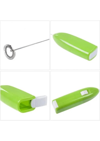1 Adet Rastgele Mini Kolu Elektrikli Süt Köpürtücü Köpürtücü Karıştırıcı Kahve Çırpma Mikser Yumurta Çırpıcı Mutfak Pişirme Bar Kahve Köpürtme Araçları (Yurt Dışından)