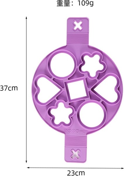 Pembe Silikon Yedi Delikli Çok Şekilli Yumurta Makinesi Yuvarlak Yıldız Aşk Gözleme Kalıp El Yapımı Mutfak Pişirme Aracı Pişirme Aksesuarları (Yurt Dışından) modelleri