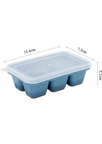 1 Adet 6 Izgara Silikon Buz Yapım Makinesi Tepsileri Kapaklı Mini Buz Izgaraları Küçük Kare Kalıp Buz Yapım Makinesi Mutfak Gereçleri Aksesuarları Dondurma Küvetleri (Yurt Dışından) modelleri