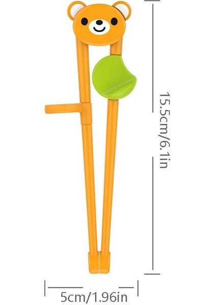 Ayı 1 Çift Eğitim Çubuklarını Karikatür Hayvan Çubuklarını Çocuklar Için Çubuklarını Tutucu Çocuklar Yeni Başlayanlar Için Gıda Sınıfı Sofra (Yurt Dışından) modelleri