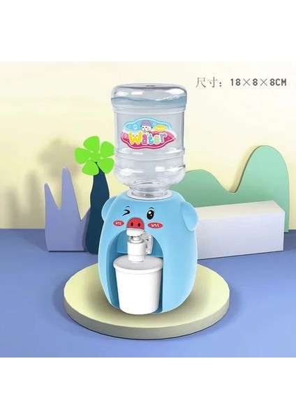 Mavi Domuz Çocuklar Su Sebili Karikatür Domuz Kurbağa Içecek Su Çeşmesi Su Soğutucu Suyu Süt Içme Makinesi Meyve Suyu Sebili Çocuklar Için (Yurt Dışından)