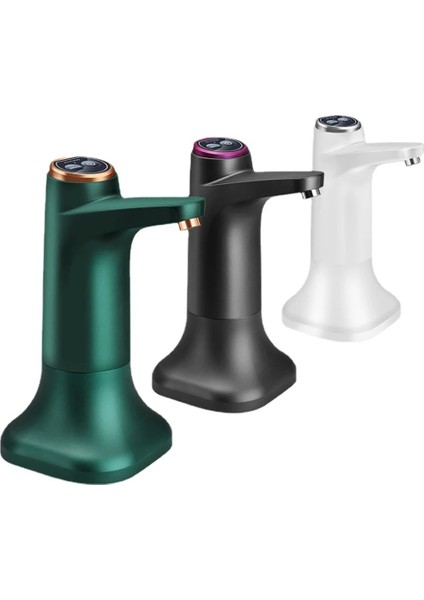 800 Mah Siyah Su Sebili Pompası USB Şarj Edilebilir Elektrikli Dilsiz Otomatik Içme Namlulu Su Şişesi Pompası Ev Ofis Için Taban ile (Yurt Dışından) modelleri