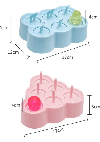 Dikdörtgen Mavi Buz Kalıp Buz Küpü Makinesi Şeker Çubuğu Buz Pop Maker Dondurma Silikon Kalıplar Kapaklı Popsicle Kalıpları Dıy Kalıp Mutfak Aksesuarları (Yurt Dışından)
