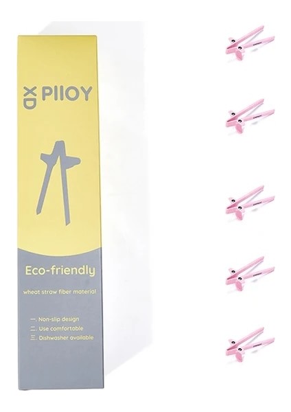 5 Adet O 5 Çift Çevre Dostu Bpa Ücretsiz Buğday Samanı Fiber Parmak Çubuklarını Oyun Oyna Eller Serbest Çok Fonksiyonlu Aperatif Klip Tembel Aracı (Yurt Dışından) fiyatları