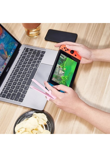 5 Adet O 5 Çift Çevre Dostu Bpa Ücretsiz Buğday Samanı Fiber Parmak Çubuklarını Oyun Oyna Eller Serbest Çok Fonksiyonlu Aperatif Klip Tembel Aracı (Yurt Dışından) indirimleri