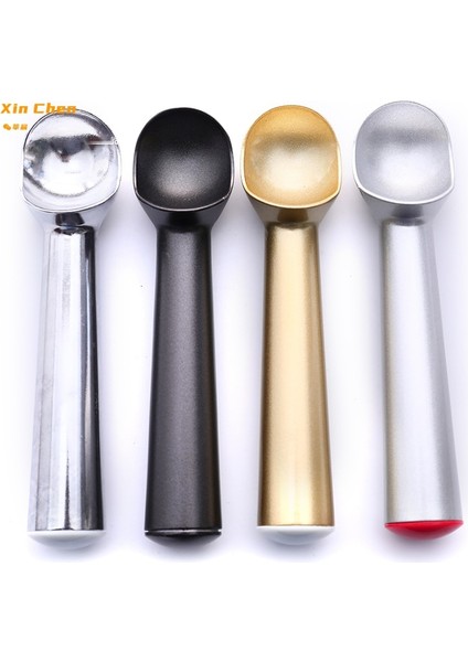 Gümüş 2 Xin Chen 1 Adet Taşınabilir Paslanmaz Dondurma Kaşığı Alüminyum Alaşımlı Anti-Buz Yapıcı Dondurulmuş Kepçe Kaşık Ev Mutfak Aksesuarları Için (Yurt Dışından) fırsatları