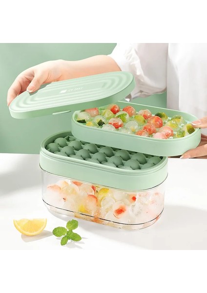 Sadece B Kalıp 24 Izgara Seti Saklama Kutulu Buz Küpü Yapıcı 2'si 1 Arada Silikon Tepsi Yuvarlak Buz Küpü Yapma Kalıp Seti Bar Aracı Için Yeni Buz Yapıcı Mutfak Aksesuarları (Yurt Dışından) modelleri