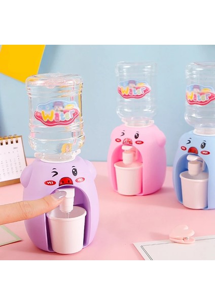 Mavi Mini Su Sebili Bebek Oyuncak Içme Suyu El Basın Su Şişesi Pompası Soğutucu Gerçekçi Sevimli Çocuk Cosplay Sahne Ev (Yurt Dışından) modelleri