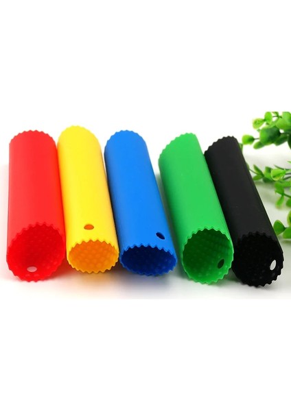 Gri Silikon Sarımsak Soyucu Kolay Kullanışlı Mutfak Meyve ve Sebze Araçları Tüp Sarımsak Striptizci Toksik Olmayan Güvenlik Gadget'ı (Yurt Dışından)