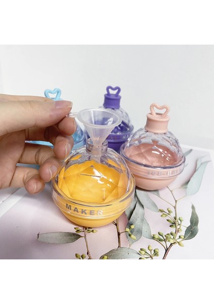 Mini Huni 1 Adet Buz Topu Kalıpları Gıda Sınıfı Silikon Buz Küpü Kalıpları Şeker Renk Buz Küreleri Buz Topu Makinesi Viski ve Kokteyl Buz Küpü Kalıp 2023 (Yurt Dışından) fırsatları