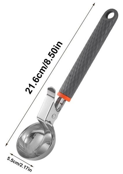 B Dondurma Kaşık Paslanmaz Çelik Dondurma Kazıcı Metal Dondurma Kaşık Buz Topu Makinesi Kurabiye Kaşık Dondurma Kaşığı Aracı (Yurt Dışından)