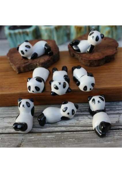05 Çin Chopstick Panda Chopstick Dinlenme Yaratıcı Sevimli Seramik Chopsticks Mat 8 Çeşit Panda Şekli Mutfak Malzemeleri Sofra (Yurt Dışından)
