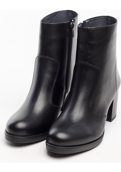 Klasik Kalın Topuk Hakiki Deri Kadın Bot fiyatları