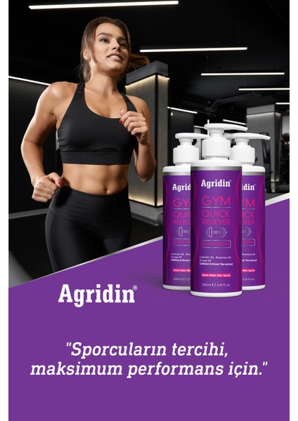 Gym Quick Reliever Sporcu Kremi 200 ml For Women