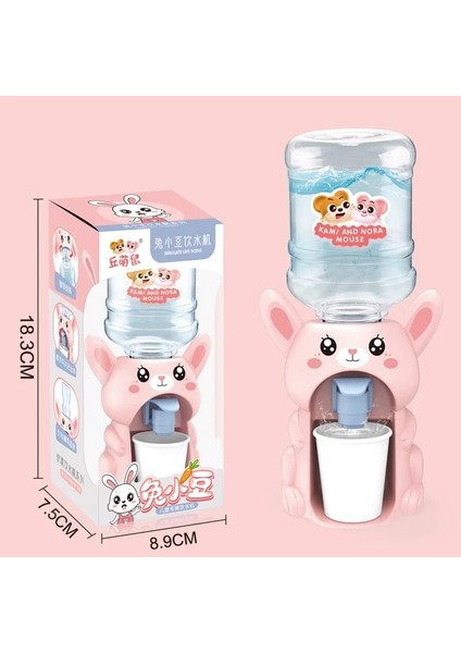 Tavşan Sevimli Mini Su Sebili Karikatür Desen Içme Suyu Soğutucu Gerçekçi Sevimli Çocuk Cosplsy Sahne Ev Dekor Süsleme (Yurt Dışından)