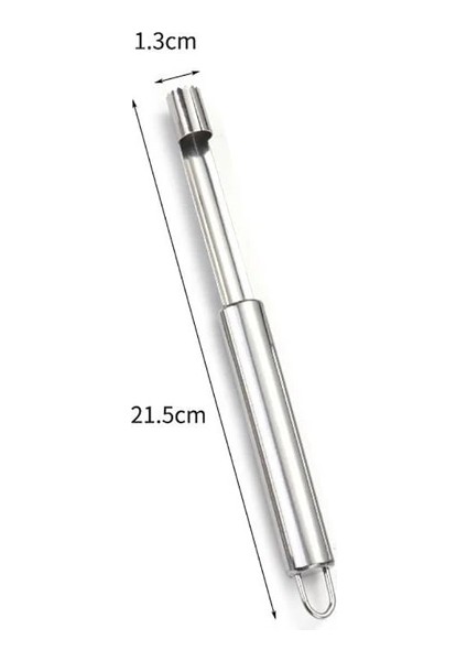 1.3 cm 1 Adet Paslanmaz Çelik Elma Meyve Çekirdeği Çekirdek Sökücü Armut Elma Oyacağı Ekme Dilimleme Bıçağı Mutfak Alet Meyve ve Sebze Araçları (Yurt Dışından)