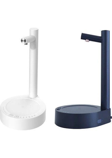 Beyaz 1800MAH 1 Hortum Otomatik Su Sebili Akıllı Masa Su Şişesi Pompası Tabanlı 1800/1200MA USB Şarjlı Elektrikli Namlulu Su Pompası (Yurt Dışından) fırsatları