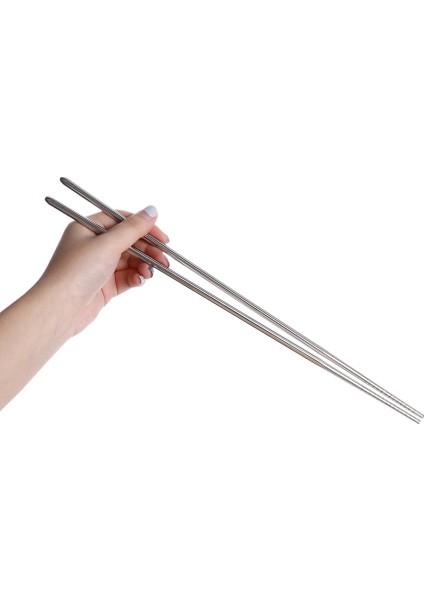 Mavi Lolipop 36 cm / 14.2 Inç Ekstra Uzun Paslanmaz Çelik Çubuklar Metal Güveç Çubuklarını Pişirme Kızartma Erişte Çubuklarını Mutfak Aracı (Yurt Dışından)
