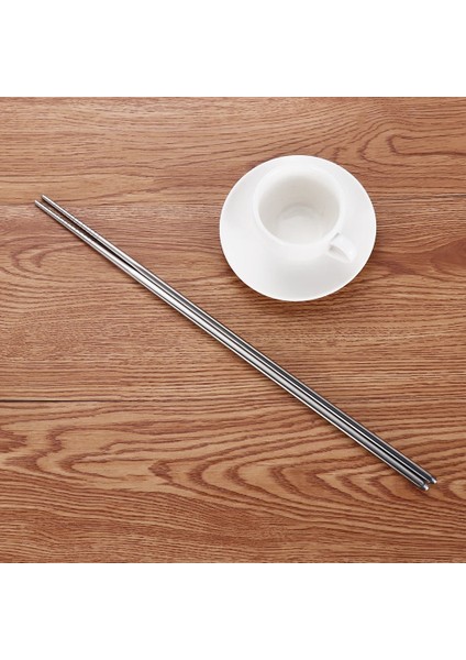 Mavi Lolipop 36 cm / 14.2 Inç Ekstra Uzun Paslanmaz Çelik Çubuklar Metal Güveç Çubuklarını Pişirme Kızartma Erişte Çubuklarını Mutfak Aracı (Yurt Dışından)