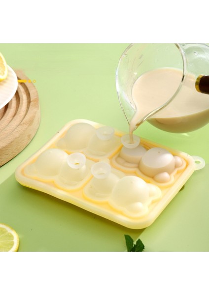 Green-4 Top Ayı Buz Küpü Makinesi Silikon Kalıp Dondurma Popsicle Kalıp 3D Küçük Teddy Dıy Ayı Barmen Viski Mutfak Bar Için Buz Kalıpları Tepsi (Yurt Dışından) modelleri