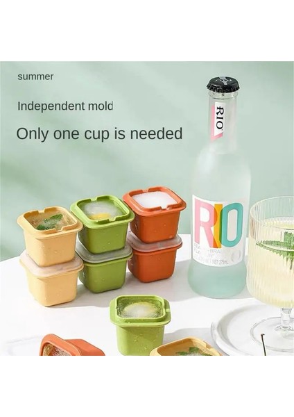 B Yeşil Dondurma Kalıbı 4 Hücreler Dıy Ev Yapımı Buz-Lolly Yeniden Kullanılabilir Buz Kalıp Kafes Yaz Dondurma Alet Tepsileri Mutfak Bar Aksesuarları (Yurt Dışından) fırsatları