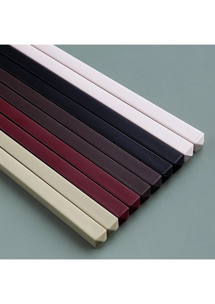 Koyu Kırmızı Kaymaz Fiberglas Çubuklarını Suşi Yemek Çubukları Yeniden Kullanılabilir Çin Hediyesi Japon Yemek Çubukları (Yurt Dışından)