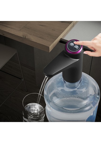 Gri Dilsiz Otomatik Namlulu Su Şişesi Elektrikli Su Sebili Pompası Ofis Ev Için Namlulu Su Pompası Elektrikli Içme Suyu Pompası (Yurt Dışından) fiyatları