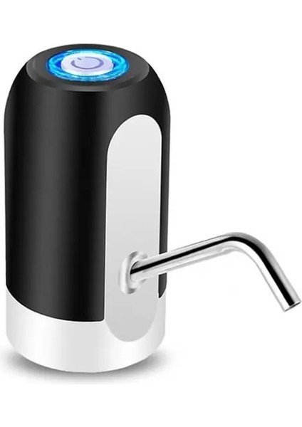 Siyah Taşınabilir Ev Aletleri Elektrikli Mini Namlulu Su Sebili Su Şişesi Pompası USB Şarj Otomatik Su Sebili Cihazı (Yurt Dışından)