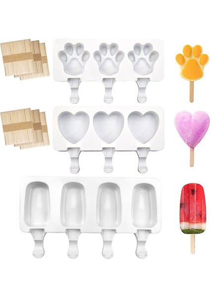 Elmas-Büyük Silikon Dondurma Kalıp Dıy Çikolata Tatlı Popsicle Kalıpları Tepsi Buz Küpü Makinesi Ev Yapımı Araçları Yaz Parti Malzemeleri (Yurt Dışından) fırsatları