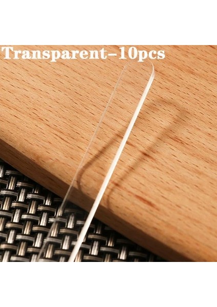 TRANSPARENT-10PCS 10PCS Kullanımlık Dondurma Çubukları Akrilik Dondurma Çubuğu Creamsicle Cakesicle Şeker Kek Pop Kalıp Sopa Dıy Buz Lollies El Sanatları (Yurt Dışından)