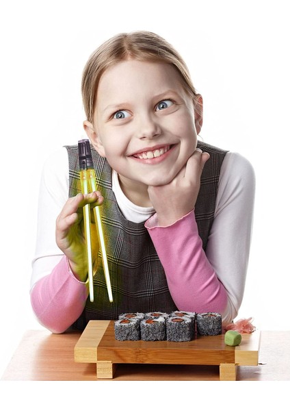 2 Adet LED Aydınlatmalı Yemek Çubukları Gıda Sınıfı Çok Renkli Işın Kılıcı Konser Tezahürat Sahne Hediyeler Işık Yayan Yemek Çubukları Işık Çubuğu (Yurt Dışından) fırsatları