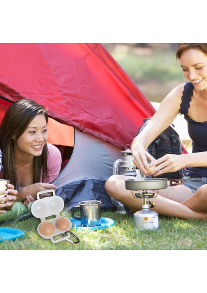 2 Izgaralar Yumurta Saklama Kutusu Plastik Yumurta Kutusu Kasa D-Şekilli Karabina Seyahat Eşyaları Kamp Sofra Açık Yürüyüş Piknik Için (Yurt Dışından) fiyatları