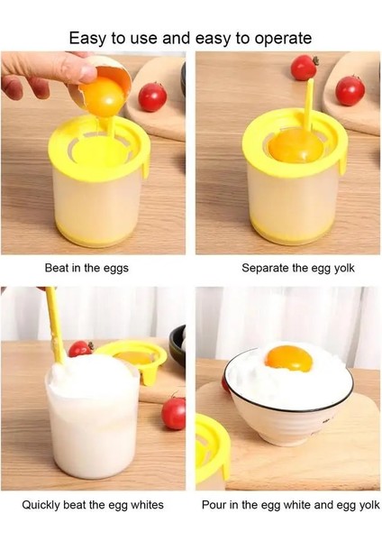 Sarı Yumurta Ayırıcı Yumurta Sarısı Ayırıcı Fincanlı Yumurta Beyazı Çırpma Mutfak Gadget Pişirme Ayırıcı Aracı Beyaz Bölücü Yumurta Sarısı Mutfak (Yurt Dışından) modelleri