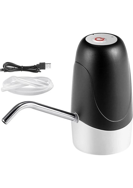 Siyah Su Sebili USB Su Pompası Şişe Için 19 Litre Mini Otomatik Elektrikli Su Galon Şişe Pompası Tüplü Içecek Sebili (Yurt Dışından)